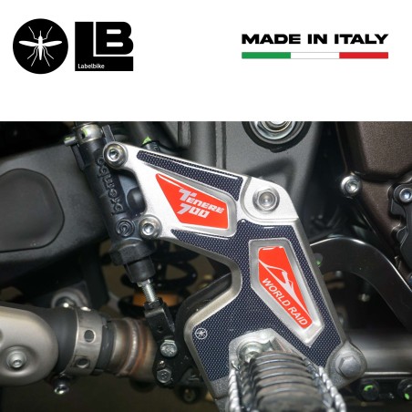 Adhesivos protectores de umbral de puerta 3D compatibles con Yamaha tenere 700
