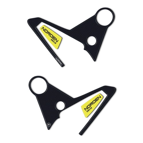 Stickers 3D protecteurs de talons moto compatibles avec Husqvarna Norden 901 2