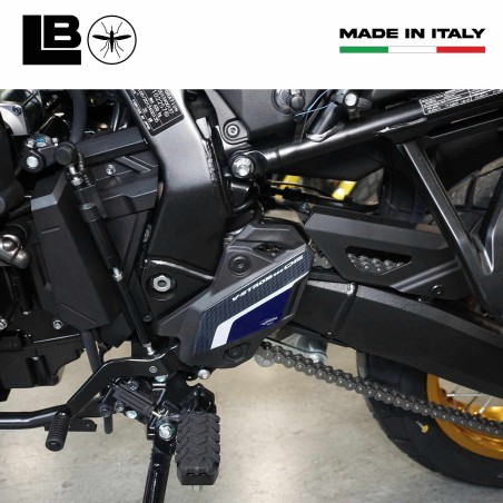 Adesivi 3D Protezioni Battitacco moto compatibili con Suzuki V-Strom 800DE