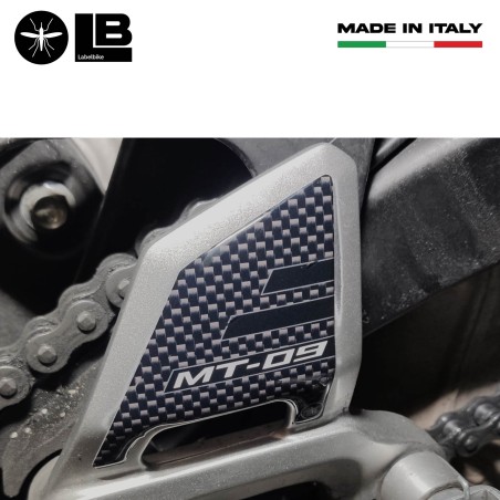 Adesivi 3D Protezioni Battitacco moto compatibili con Yamaha Mt-09 2017-2020