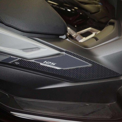 Adesivi 3D Protezioni Boomerang laterali compatibili con Honda Forza 125 2022-23