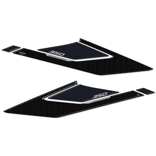 Pegatinas 3D Boomerang protectores laterales compatibles con Honda Forza 350 2022-25 2