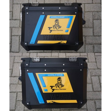 Adhesivos 3D Protección Bolsas Laterales compatibles con Yamaha Tenere 700 Rally