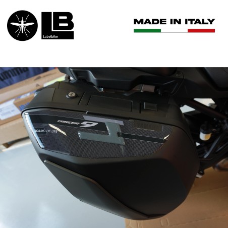 Adesivi 3D Protezioni Borse Laterali compatibili con Yamaha Tracer 9 2021-2024