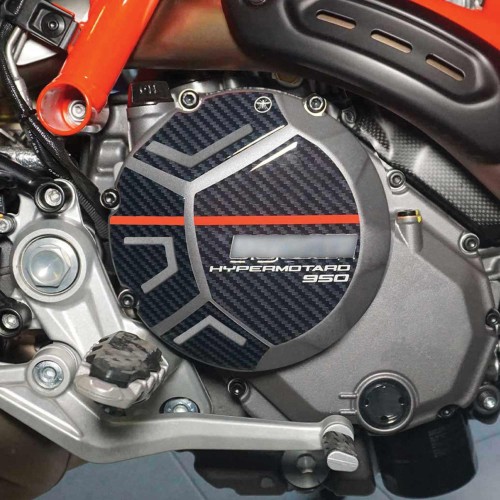Adesivi 3D Protezioni carter compatibili con Ducati Hypermotard 950 SP 2019-24