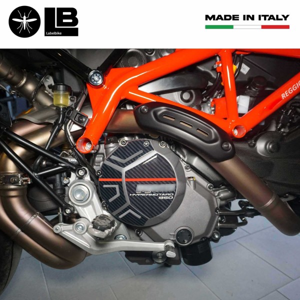 Adesivi 3D Protezioni carter compatibili con Ducati Hypermotard 950 SP 2019-24