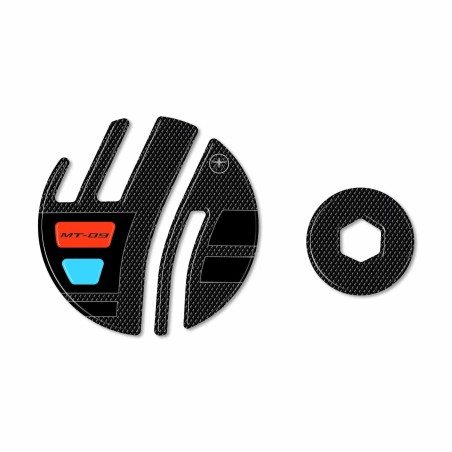 Adesivi 3D Protezioni carter moto compatibili con Yamaha Mt09 Mt-09 SP 2021-23