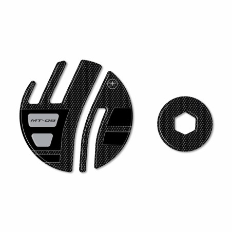 Adesivi 3D Protezioni carter moto compatibili con Yamaha Mt09 Mt-09 SP 2021-23