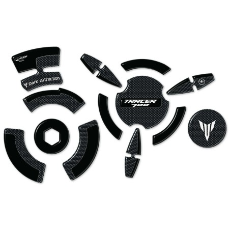 Adesivi 3D protezioni carter moto compatibili Yamaha Tracer 700 Tracer 7 2021-23