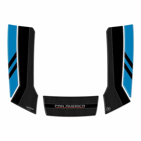 Adesivi 3D Protezioni frontali moto compatibili con Harley Davidson Pan America