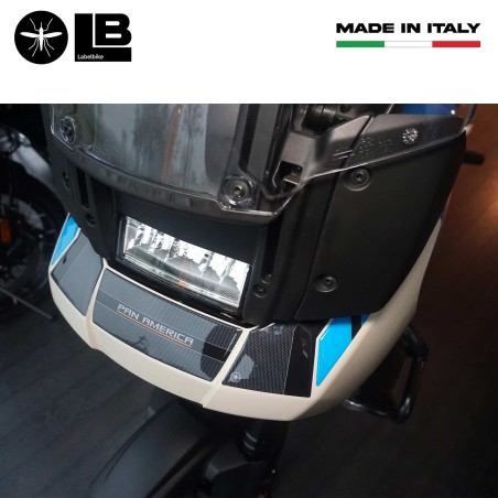 Adesivi 3D Protezioni frontali moto compatibili con Harley Davidson Pan America