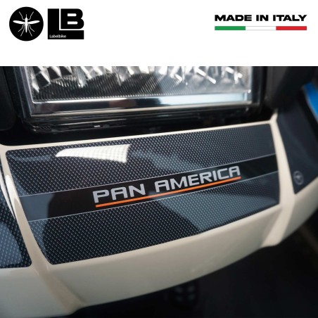 Adesivi 3D Protezioni frontali moto compatibili con Harley Davidson Pan America