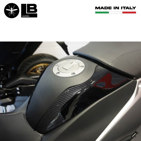 Adesivi 3D Protezioni laterali Borchia Tunnel compatibili con Yamaha Tmax 2022