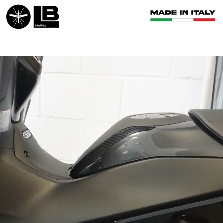 Adesivi 3D Protezioni laterali Borchia Tunnel compatibili con Yamaha Tmax 2022