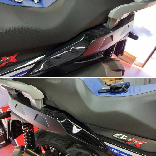 Adesivi 3D Protezioni laterali fianchetti posteriori compatibili con BMW C400X