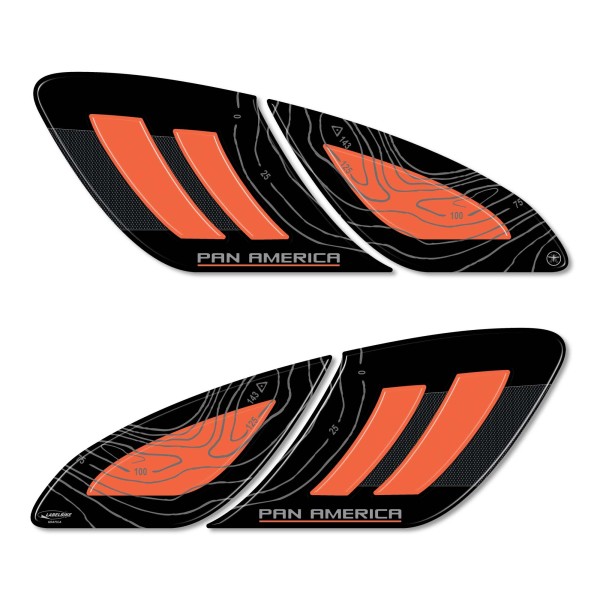 3D Stickers Motorcycle side protectors compatible with Harley Davidson Pan America