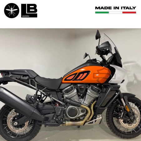 Adesivi 3D Protezioni laterali moto compatibili con Harley Davidson Pan America