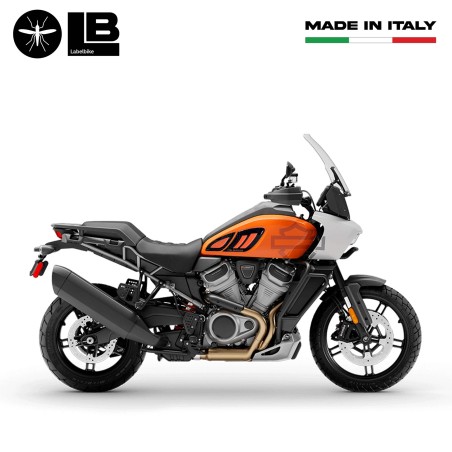 Adesivi 3D Protezioni laterali moto compatibili con Harley Davidson Pan America