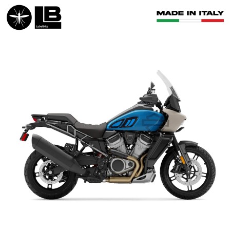Adesivi 3D Protezioni laterali moto compatibili con Harley Davidson Pan America