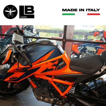 Adesivi 3D Protezioni laterali moto compatibili con KTM 1290 Super Duke R 2021