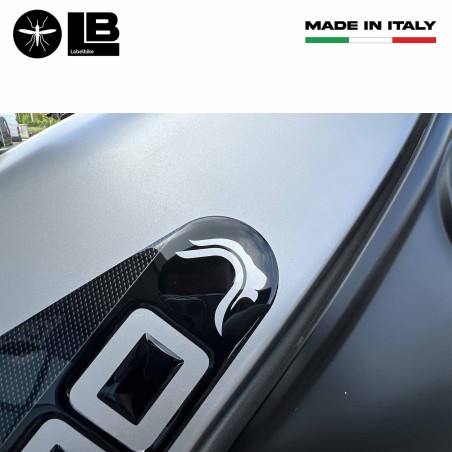 Adesivi 3D Protezioni Laterali serbatoio compatibili con Benelli Leoncino 500