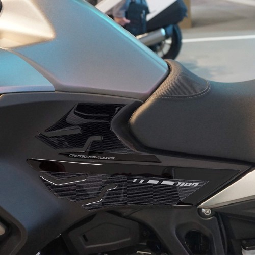 Adesivi 3D Protezioni laterali serbatoio compatibili con Honda Nt1100 2022-2023