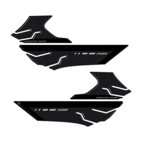 Adesivi 3D Protezioni laterali serbatoio compatibili con Honda Nt1100 2022-2023