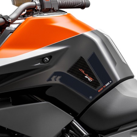Adesivi 3D Protezioni Laterali serbatoio compatibili con Ktm 890 Duke 2021-2023