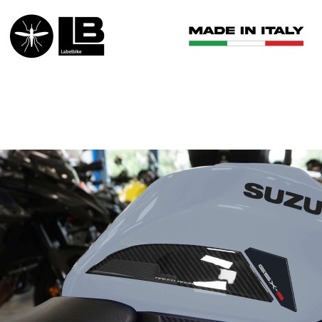 Adesivi 3D Protezioni Laterali serbatoio compatibili con Suzuki GSX-S 1000 2021
