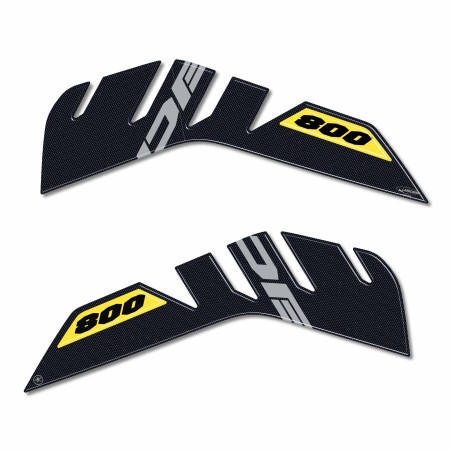 3D Aufkleber Tank Side Protectors kompatibel mit Suzuki V-Strom 800DE