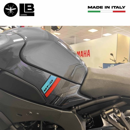 Adesivi 3D protezioni laterali serbatoio compatibili con Yamaha MT-10 SP 2022-23