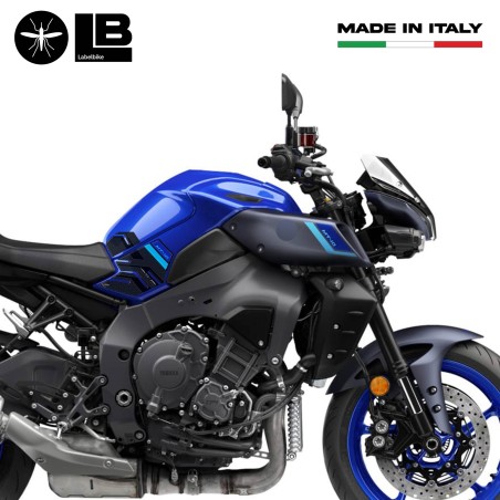 Adesivi 3D protezioni laterali serbatoio compatibili con Yamaha MT-10 SP 2022-23