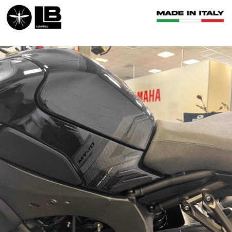 Adesivi 3D protezioni laterali serbatoio compatibili con Yamaha MT-10 SP 2022-23