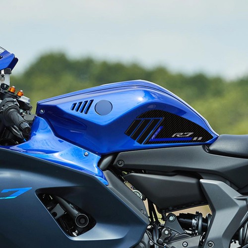 Adesivi 3D protezioni laterali serbatoio compatibili con Yamaha R7 2021-2022