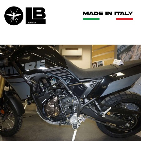 Adesivi 3D Protezioni Laterali serbatoio compatibili con Yamaha Tenere 700 2022
