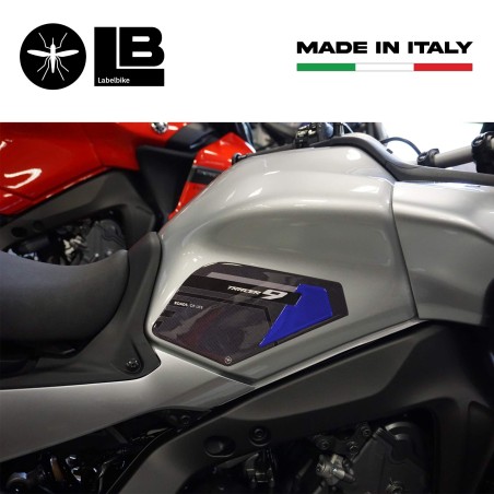 Adesivi 3D Protezioni Laterali serbatoio compatibili con Yamaha Tracer 9 2021-24