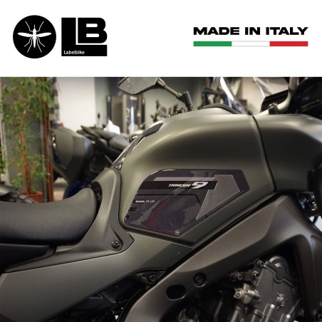 Adesivi 3D Protezioni Laterali serbatoio compatibili con Yamaha Tracer 9 2021-24