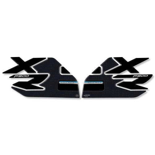 2 protezioni laterali serbatoio in resina gel 3D per moto compatibili BMW F900XR