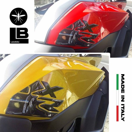 2 protezioni laterali serbatoio in resina gel 3D per moto compatibili BMW F900XR