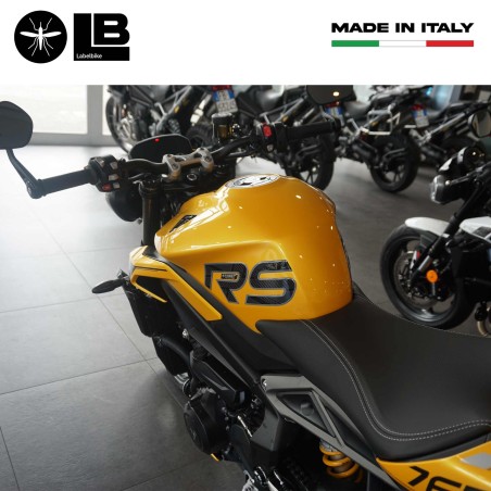 Adesivi 3D Laterali serbatoio compatibili con Triumph Street Triple 765 RS 2023