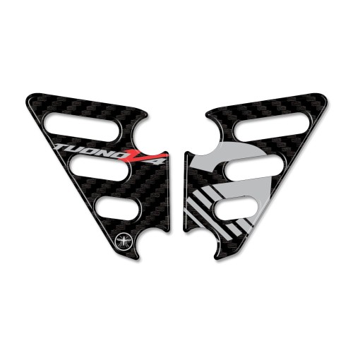 Adesivi 3D per Battitacco posteriore compatibili con Aprilia Tuono v4 2011-2024 2