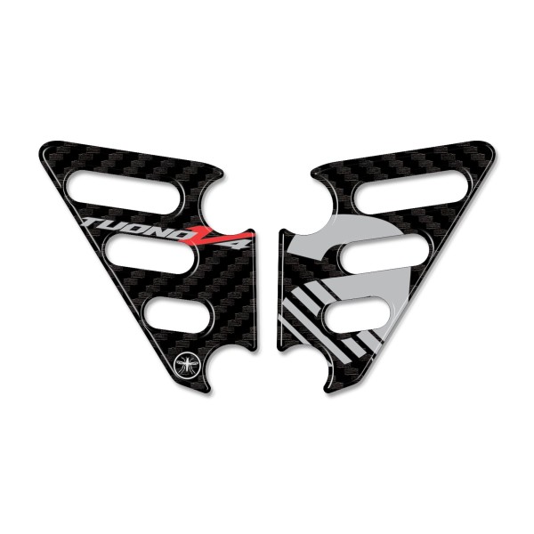 Pegatinas 3D para talonera trasera compatible con Aprilia Tuono v4 2011-2025