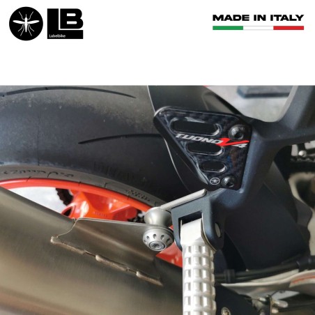 Adesivi 3D per Battitacco posteriore compatibili con Aprilia Tuono v4 2011-2024