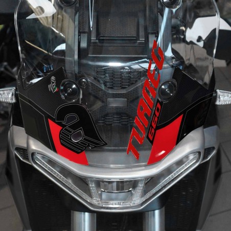 Adesivi 3D Protezione cupolino moto compatibili con Aprilia Tuareg 660 2023-2024