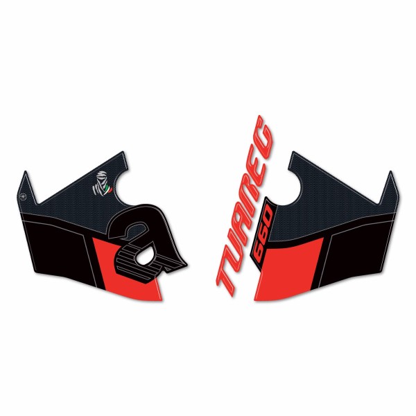 Adesivi 3D Protezione cupolino moto compatibili con Aprilia Tuareg 660 2023-2024