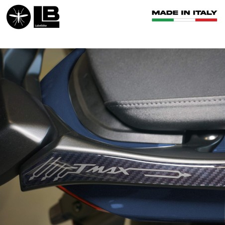 Adesivi 3D Protezione maniglie con bauletto compatibili con Yamaha Tmax 2022-23