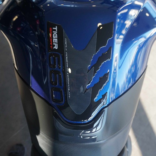 Adesivi 3D Protezione Paraserbatoio compatibili con Triumph Tiger 660 Sport