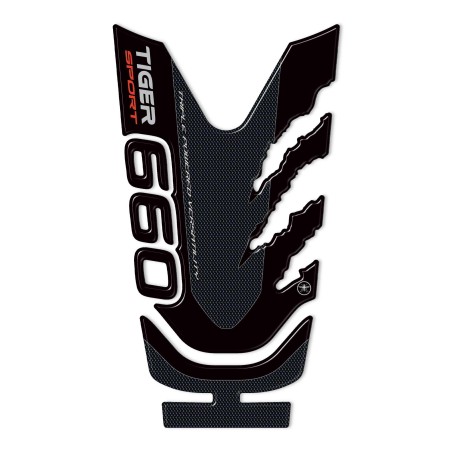 Adesivi 3D Protezione Paraserbatoio compatibili con Triumph Tiger 660 Sport