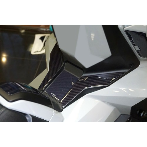 Adesivi 3D protezione pedana compatibile con Honda X-ADV 750 dal 2021-2023