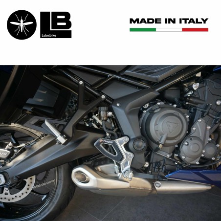 Adesivi 3D Protezioni Battitacco compatibili con Triumph Tiger 660 Sport